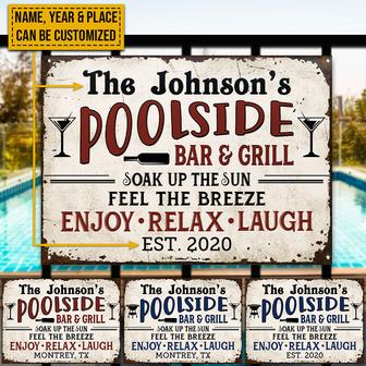 Soak Up The Sun Custom Metal Sign - Gift for Friends - Thegiftio UK