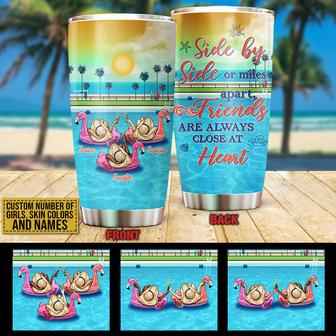Swimming Pool Bestie Close At Heart Custom Tumbler - Gift - Thegiftio UK