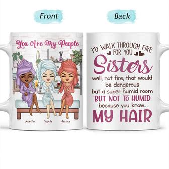 I'd Walk Through Fire For You Custom Mug - Gift for Bestie - Thegiftio UK