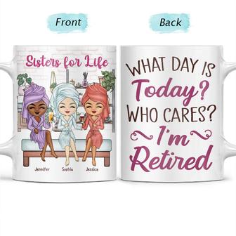 What Day Is Today Who Cares Custom Mug - Gift for Sister - Thegiftio UK
