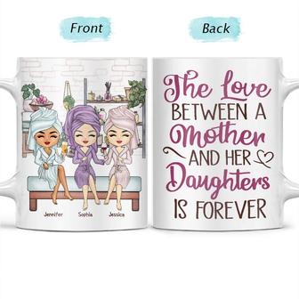 The Love Between Mother And Daughter Custom Mug - For Mom - Thegiftio UK