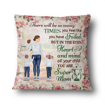 In The Eyes, Heart, And Mind Custom Pillow - Gift for Mom - Thegiftio UK