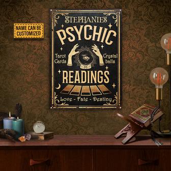 Tarot Psychic Readings Custom Metal Sign - Halloween Gift - Thegiftio UK