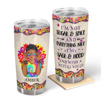 I'm Not Sugar & Spice Hippie Girl Custom Tumbler - Gift - Thegiftio UK