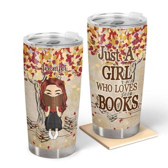 Chibi Girl Under The Tree Custom Tumbler - Gift for Readers - Thegiftio UK