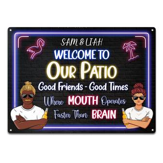 Couple Family Bar Cocktail Mouth Operates Faster Than Brain - Thegiftio UK