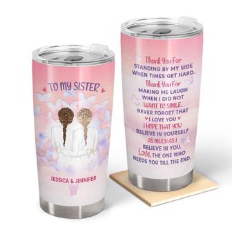 Thank You For Standing By My Side Custom Tumbler - Thegiftio UK