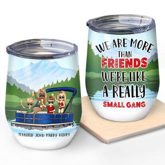 Pontoon Bestie Lake Really Small Gang Custom Tumbler - Gift - Thegiftio UK
