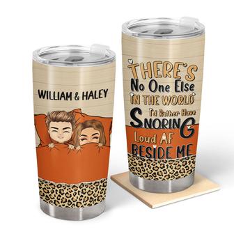 Chibi Couple Snoring Loud AF Custom Tumbler - Couples Gift - Thegiftio UK
