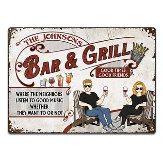 Patio Deck Listen To Good Music Custom Metal Sign - Gift - Thegiftio UK