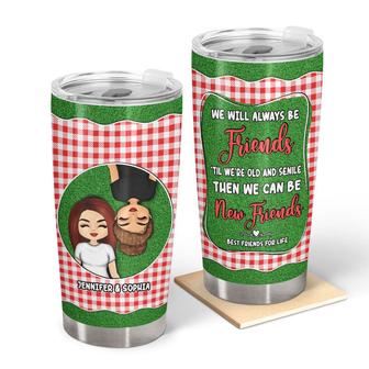 We Can Be New Friends Personalized Tumbler - Gift for Bestie - Thegiftio UK