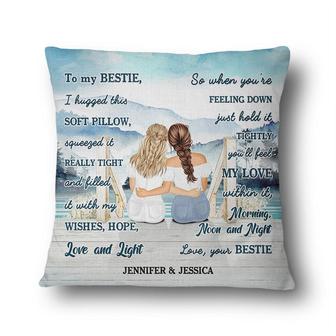 I Hugged This Soft Pillow Lake Custom Pillow - Bestie Gift - Thegiftio UK