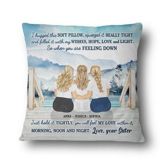 Lake Morning Noon And Night Custom Pillow - Gift for Sisters - Thegiftio UK
