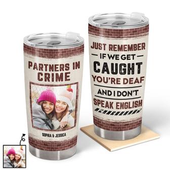 Partners In Crime Personalized Tumbler - Gift for Bestie - Thegiftio UK