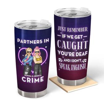 Bestie Neon Partners In Crime If We Get Caught Custom - Thegiftio UK