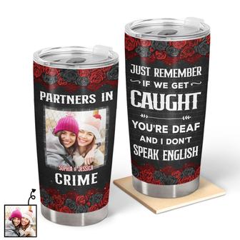 Bestie Partners In Crime Custom Tumbler - Gift for Bestie - Thegiftio UK