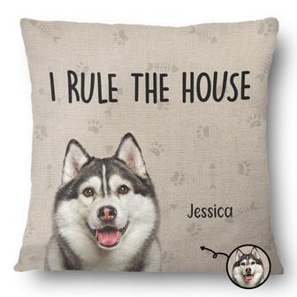 We Rule The House Personalized Pillow - Gift for Pet Lovers - Thegiftio UK