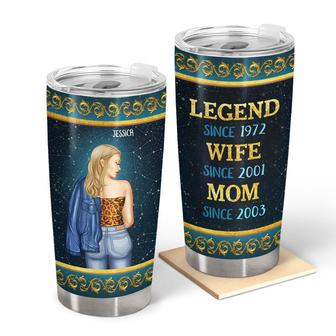 Milestones Of Life Legend Personalized Tumbler - For Mom - Thegiftio UK