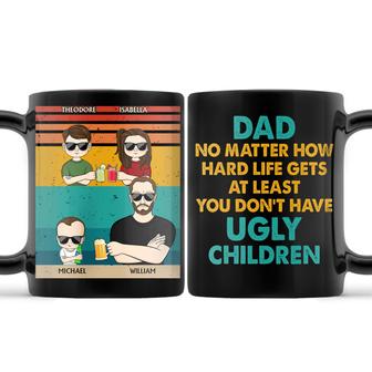 Dad No Matter How Hard Life Gets Custom Mug - Birthday Gift - Thegiftio UK