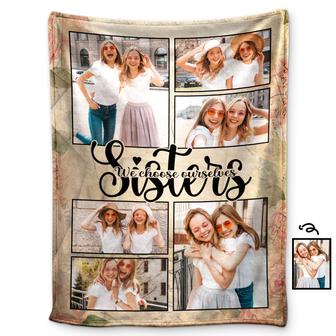 Custom Photo We Choose Ourselves - Gift For Sisters & Best Friends - Personalized Fleece Blanket - Thegiftio UK