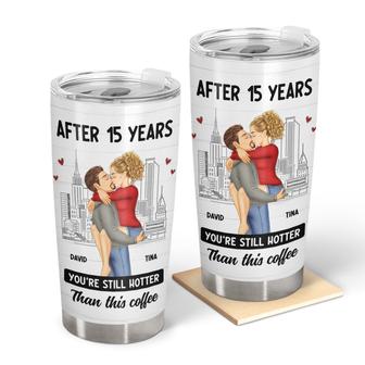 Couple Kissing After Years Custom Tumbler - Gift for Couples - Thegiftio UK