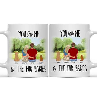 You Me And The Fur Babies Personalized Mug - Couples Gift - Thegiftio UK