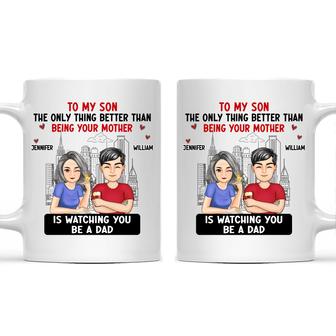 Cartoon Better Than Being Your Mother Father Custom Mug - Thegiftio UK
