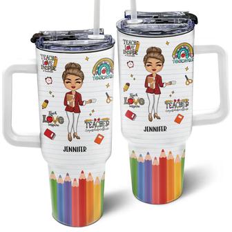 Teacher Life Personalized Tumbler - Back To School Gift - Thegiftio UK