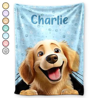 Dogs Make Life Better - Personalized Fleece Blanket, Sherpa Blanket - Thegiftio UK