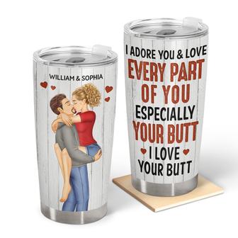I Adore You And Love Every Part Of You Custom Tumbler - Gift - Thegiftio UK