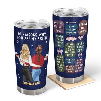 10 Reasons Why You Are My Bestie Custom Tumbler - Gift - Thegiftio UK