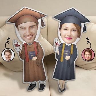 Custom Photo Happy Graduation Pillow - Gift for Friends - Thegiftio UK