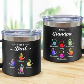First Dad Now Grandpa Custom Tumbler - Gift for Grandpa - Thegiftio UK