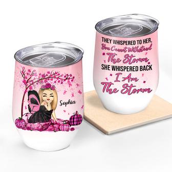 I Am The Storm Personalized Wine Tumbler - Thegiftio UK