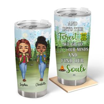 Camping Best Friends Into The Forest Custom Tumbler - Gift - Thegiftio UK