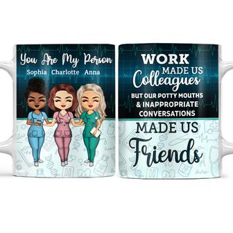 Work Made Us Colleagues Personalized Mug - Gift for Nurse - Thegiftio UK