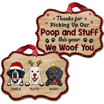 Thanks For Picking Up My Poop Dog Custom Ornament - Gift - Thegiftio UK