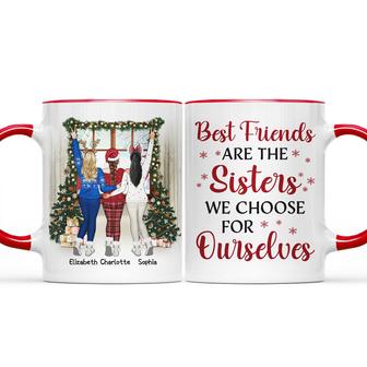 Best Friends Are The Sisters We Choose Personalized Mug - Thegiftio UK