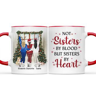 Best Friends Not Sisters By Blood Custom Mug - Gift for BFF - Thegiftio UK