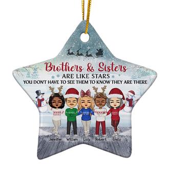 Sisters And Brothers Best Friends Are Like Stars Custom - Thegiftio UK