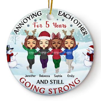 Best Friends Annoying Each Other Personalized Ornament - Thegiftio UK