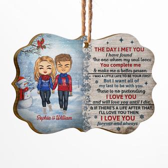 The Day I Met You Personalized Ornament - Christmas Gift - Thegiftio UK