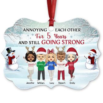 Best Friends Annoying Each Other Personalized Ornament - Thegiftio UK