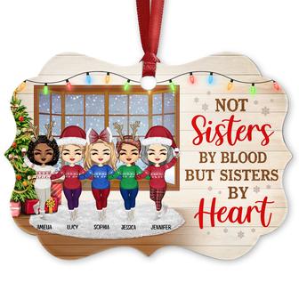 Best Friends Not Sisters Custom Ornament - Gift for BFF - Thegiftio UK