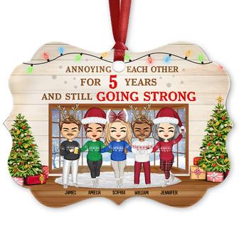 Best Friends Annoying Each Other Personalized Ornament - Thegiftio UK