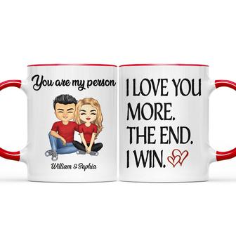 I Love You More The End I Win Custom Mug - Gift for Couples - Thegiftio UK