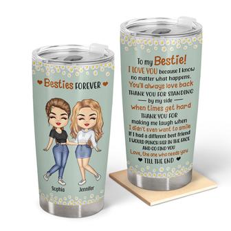 Best Friends Besties Forever Custom Tumbler - Gift for BFF - Thegiftio UK