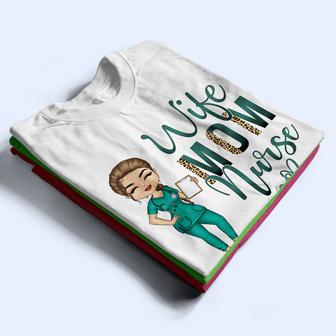 Wife Mom Nurse Personalized T-Shirt - Gift for Mothers - Thegiftio UK