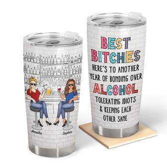 Here's To Another Year Of Bonding Custom Tumbler - Thegiftio UK
