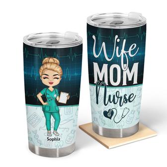 Wife Mom Nurse Personalized Tumbler - Gift for Mother - Thegiftio UK